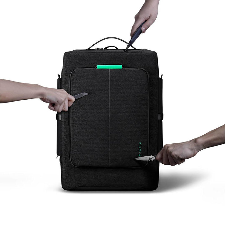 Auto Theft Backpack Korin Design: Best Anti-Theft Backpacks for Travel & Commute | Slash-P